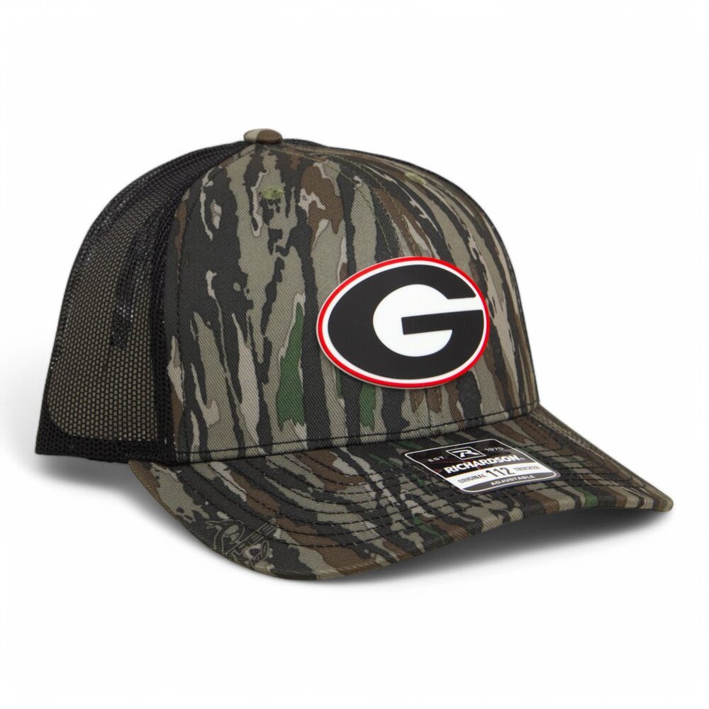Georgia Bulldogs Power G 3D Snapback Trucker Hat- Realtree Original/ Black - Picture 2 of 3